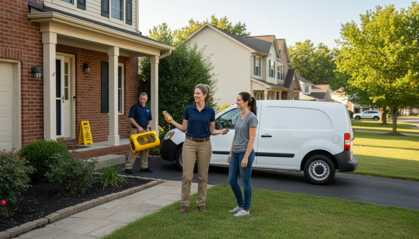 Water restoration image for Water Damage & Restoration Services in Letona, AR